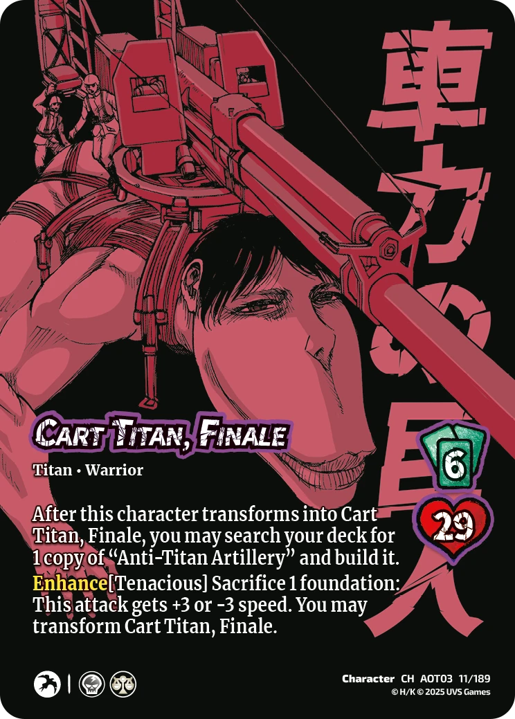 Cart Titan, Finale