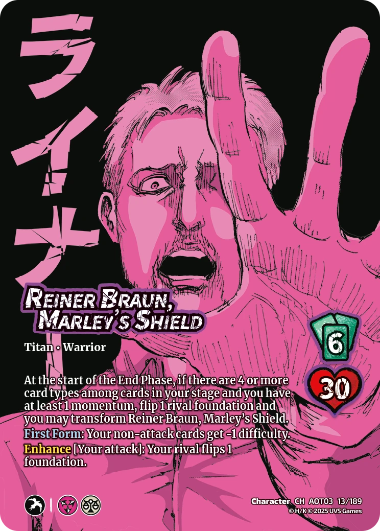 Reiner Braun, Marley’s Shield