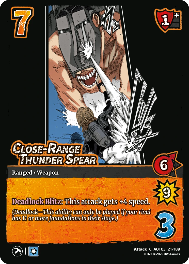 Close-Range Thunder Spear