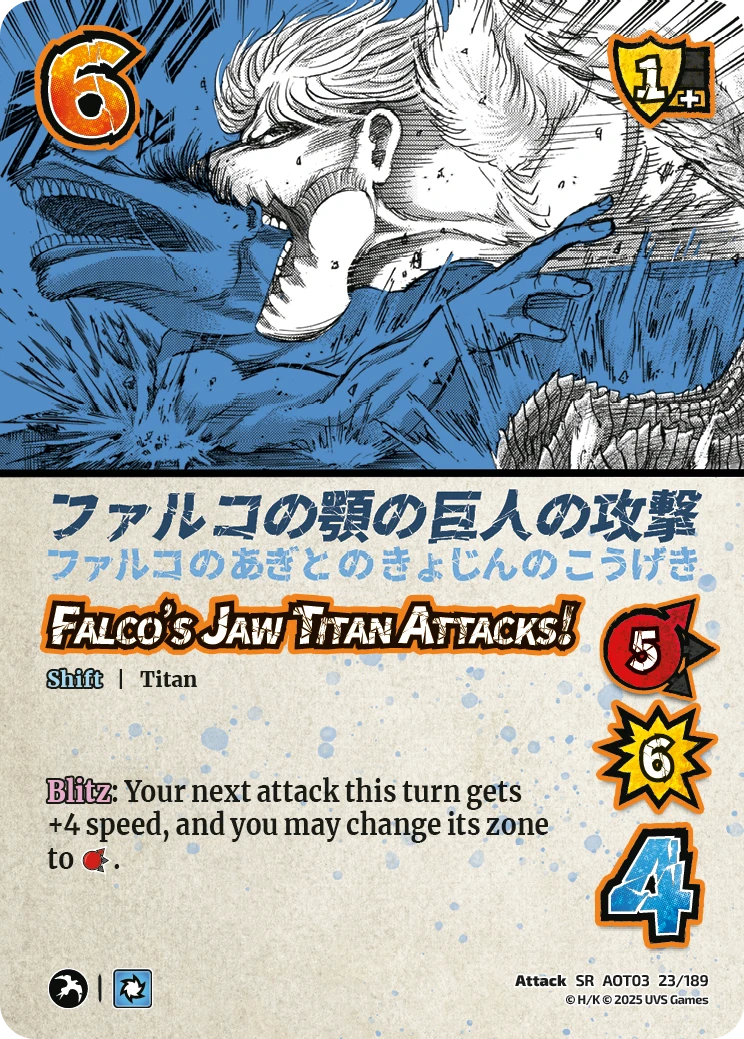Falco’s Jaw Titan Attacks!