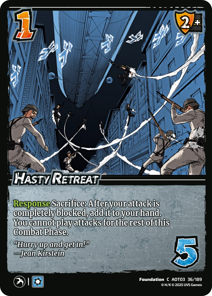 Hasty Retreat