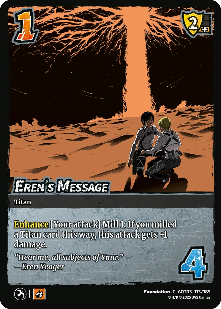 Eren’s Message