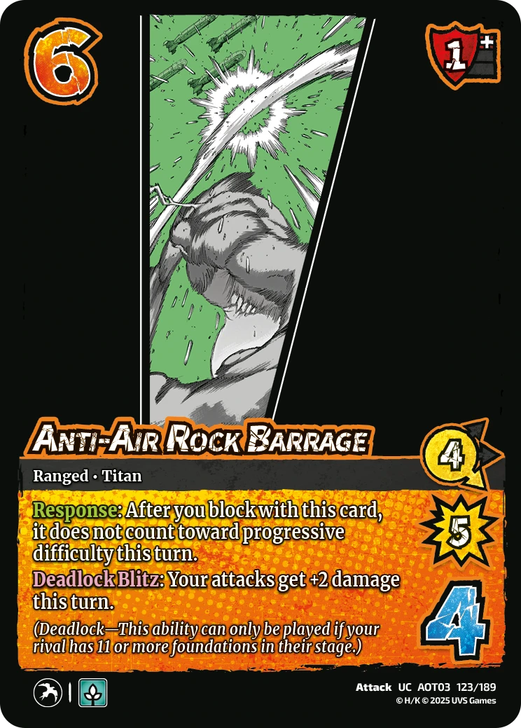 Anti-Air Rock Barrage