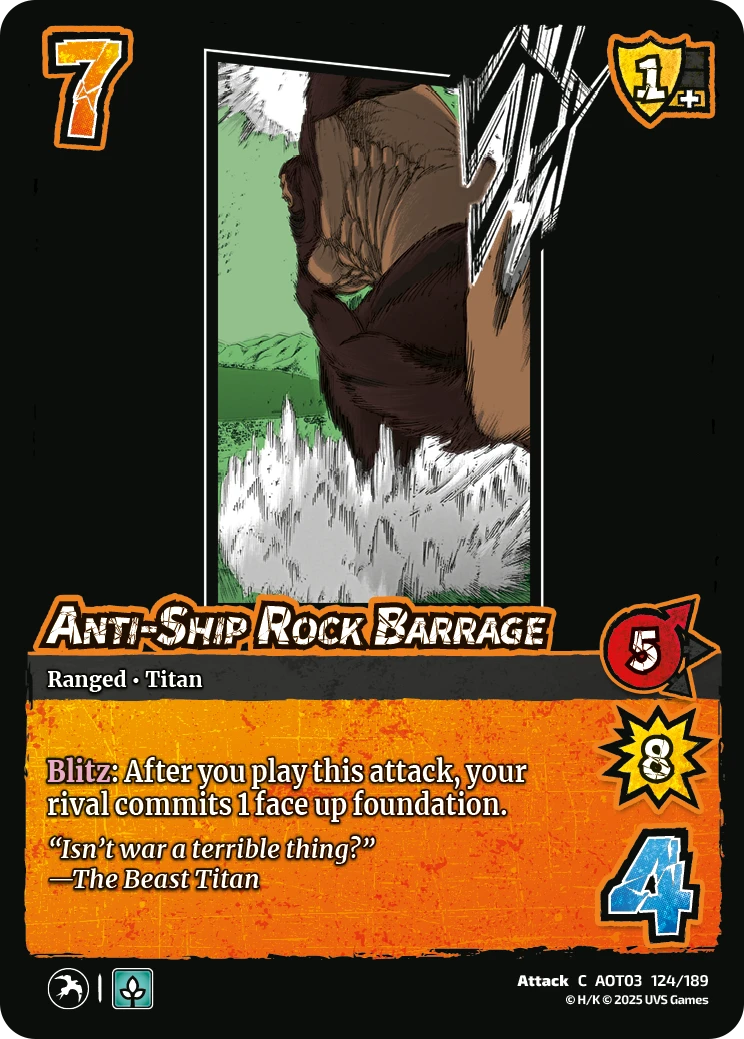Anti-Ship Rock Barrage