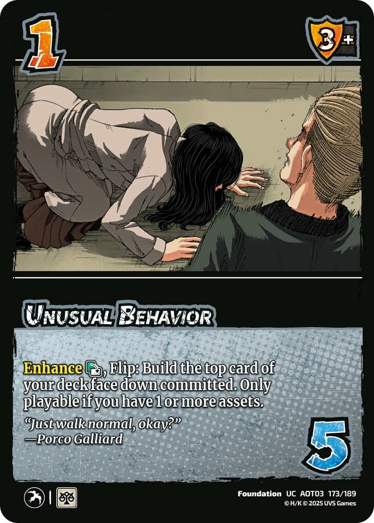 Unusual Behavior