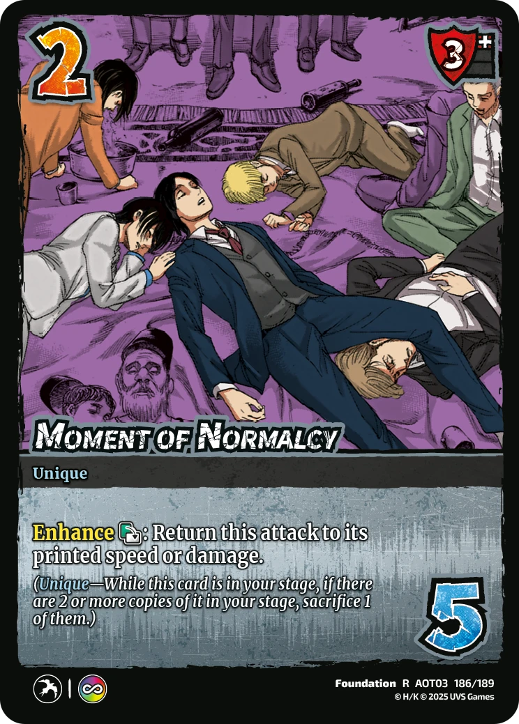 Moment of Normalcy
