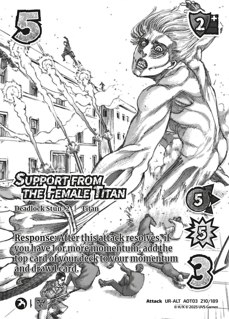 Support from the Female Titan