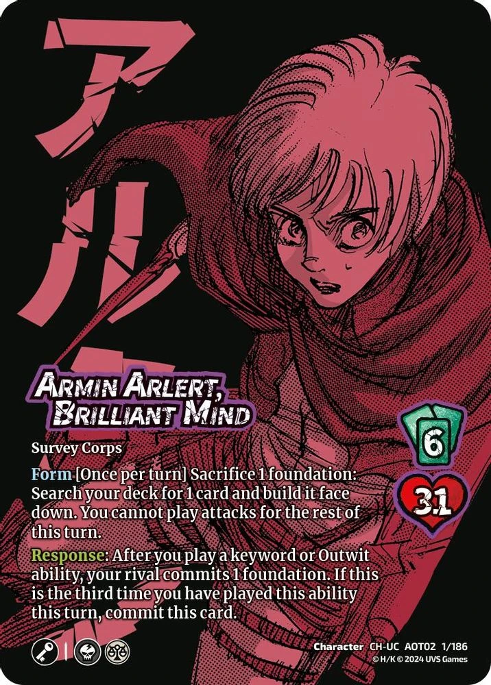 Armin Arlert, Brilliant Mind