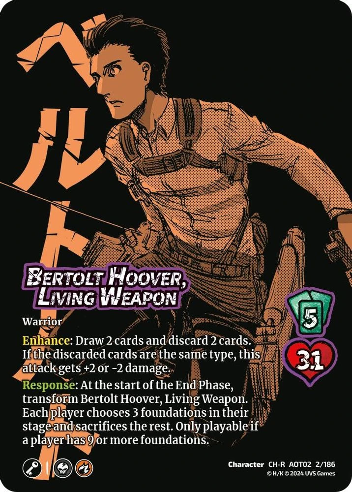 Bertolt Hoover, Living Weapon // Bertolt, Colossus Titan Advancing