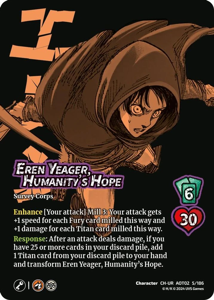 Eren Yeager, Humanity's Hope // Eren, Attack Titan Advancing