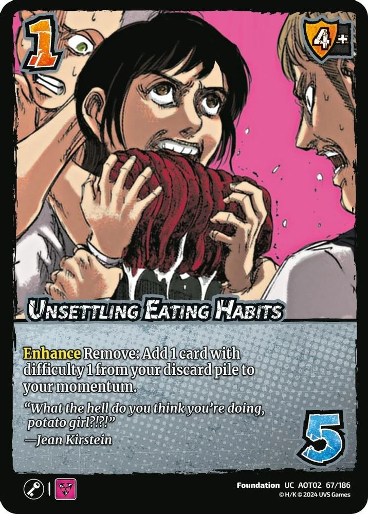 Unsettling Eating Habits