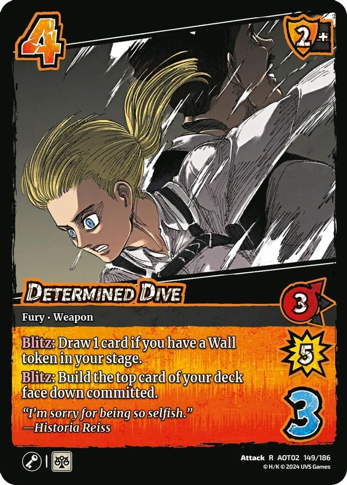 Determined Dive