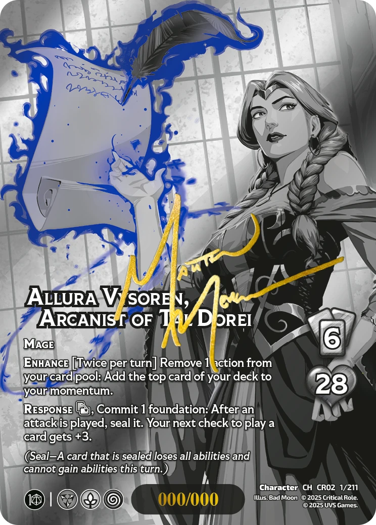 Allura Vysoren, Arcanist of Tal’Dorei