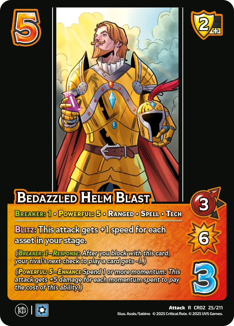 Bedazzled Helm Blast