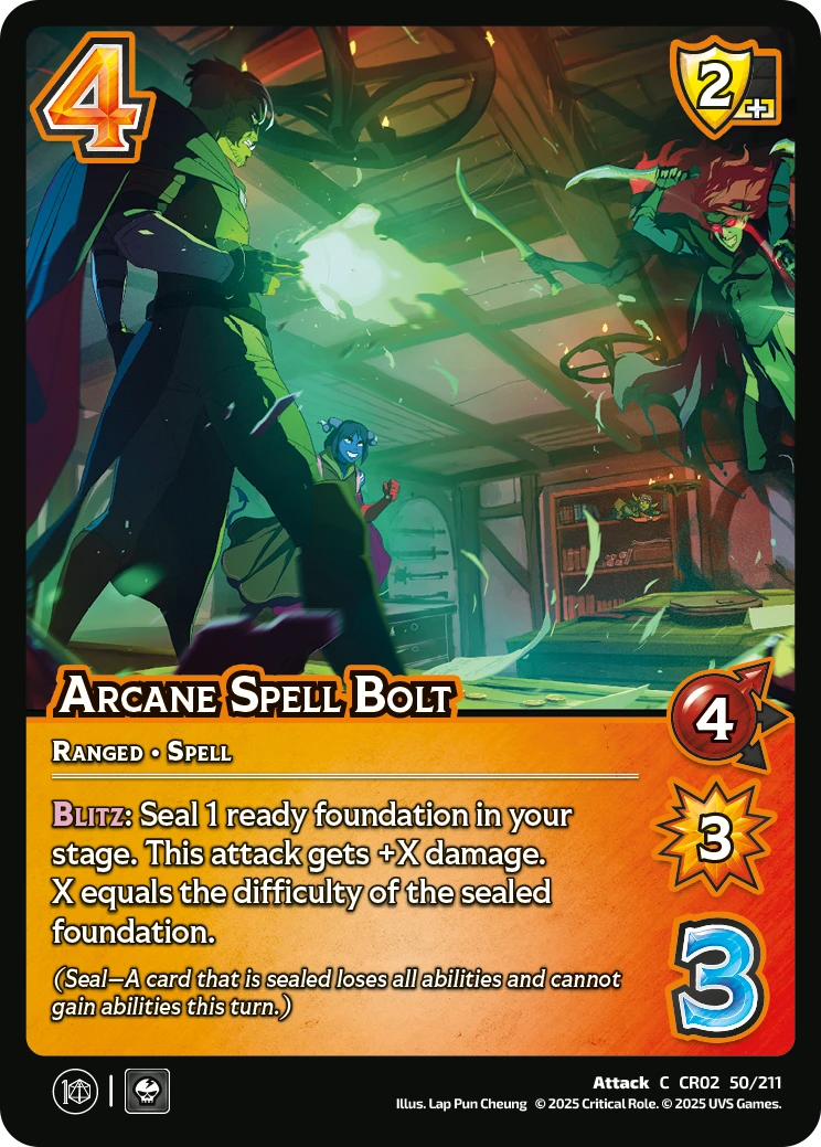 Arcane Spell Bolt