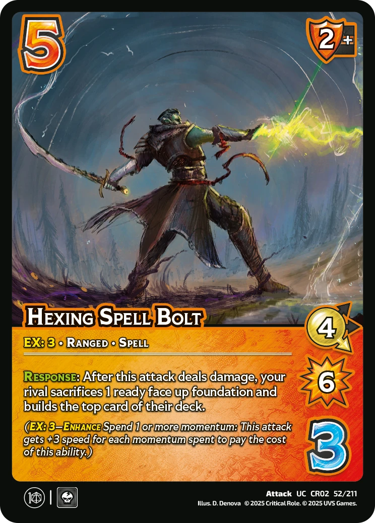 Hexing Spell Bolt