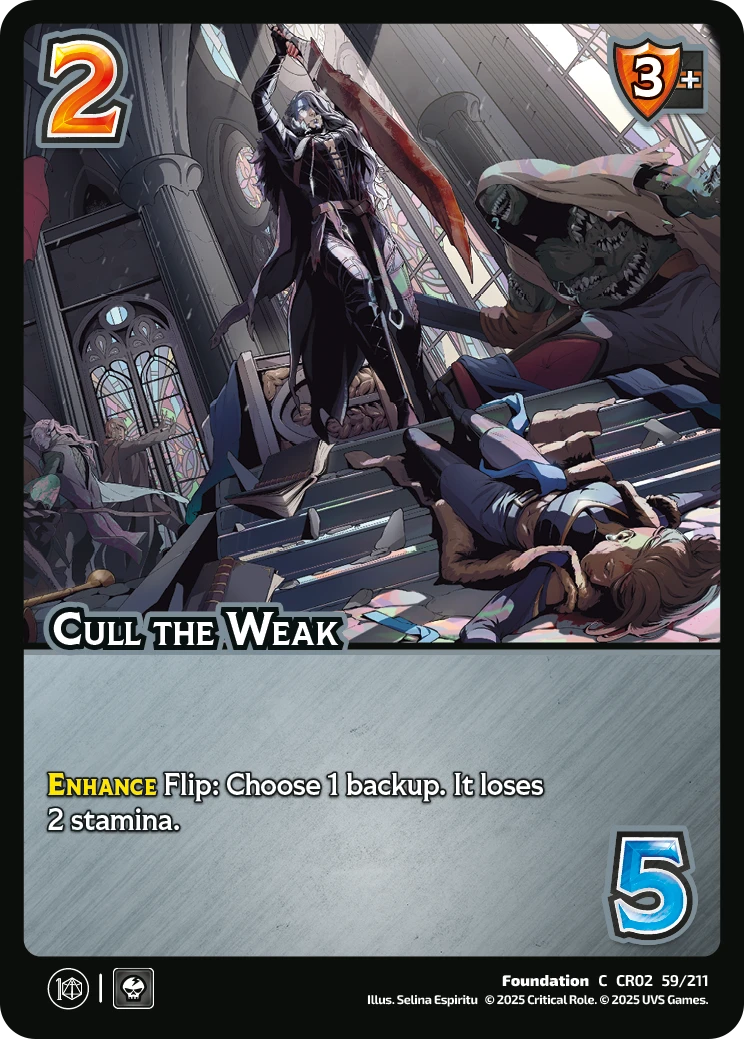 Cull the Weak