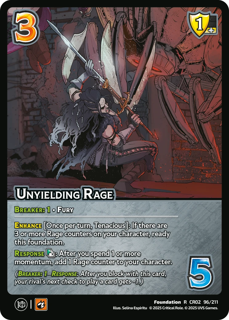 Unyielding Rage