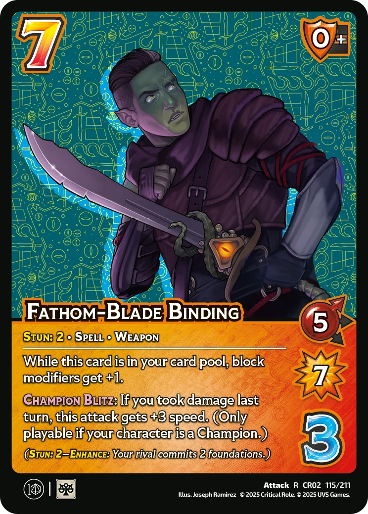 Fathom-Blade Binding