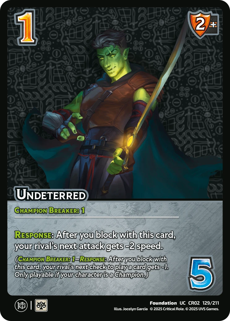 Undeterred