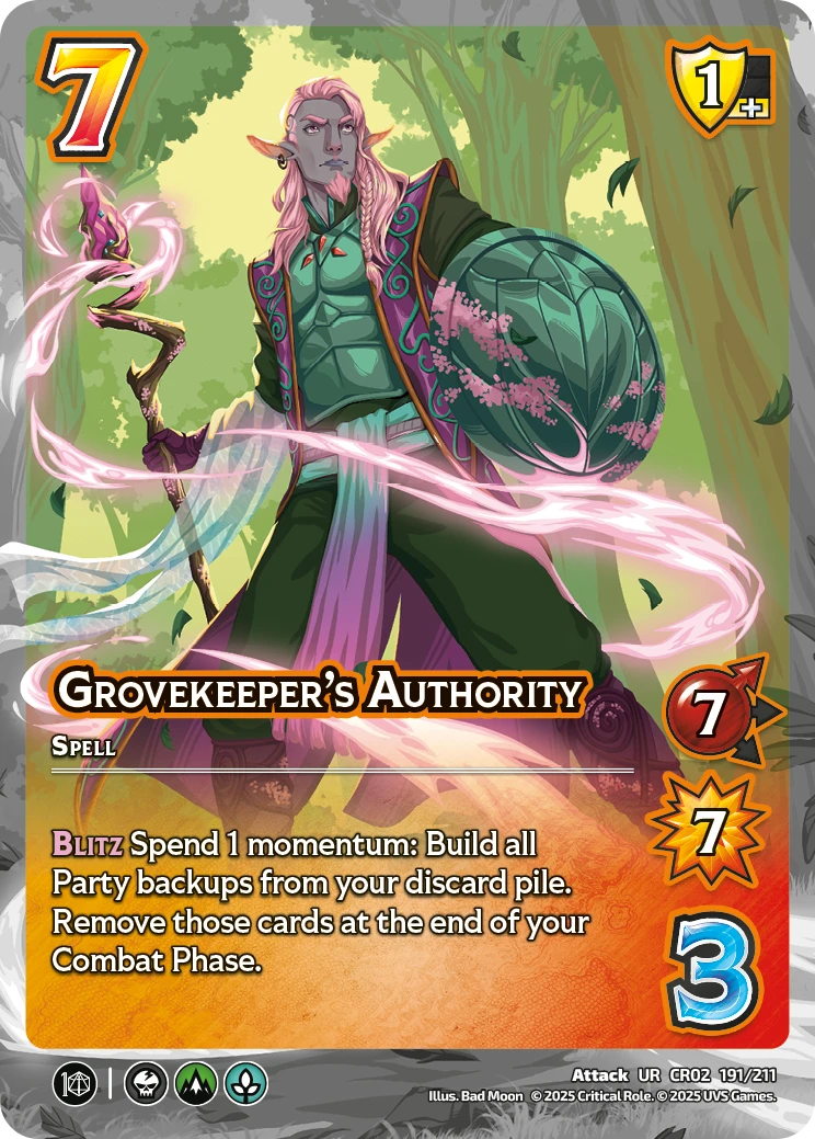 Grovekeeper’s Authority