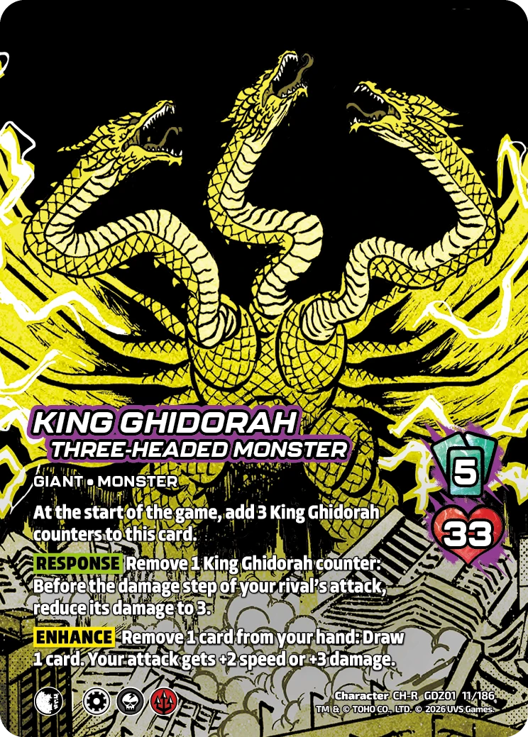King Ghidorah, Three-Headed Monster
