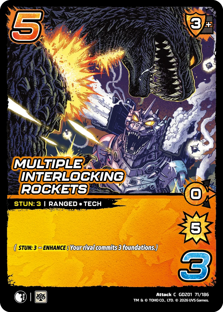 Multiple Interlocking Rockets