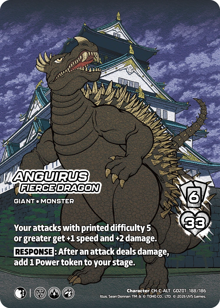 Anguirus, Fierce Dragon