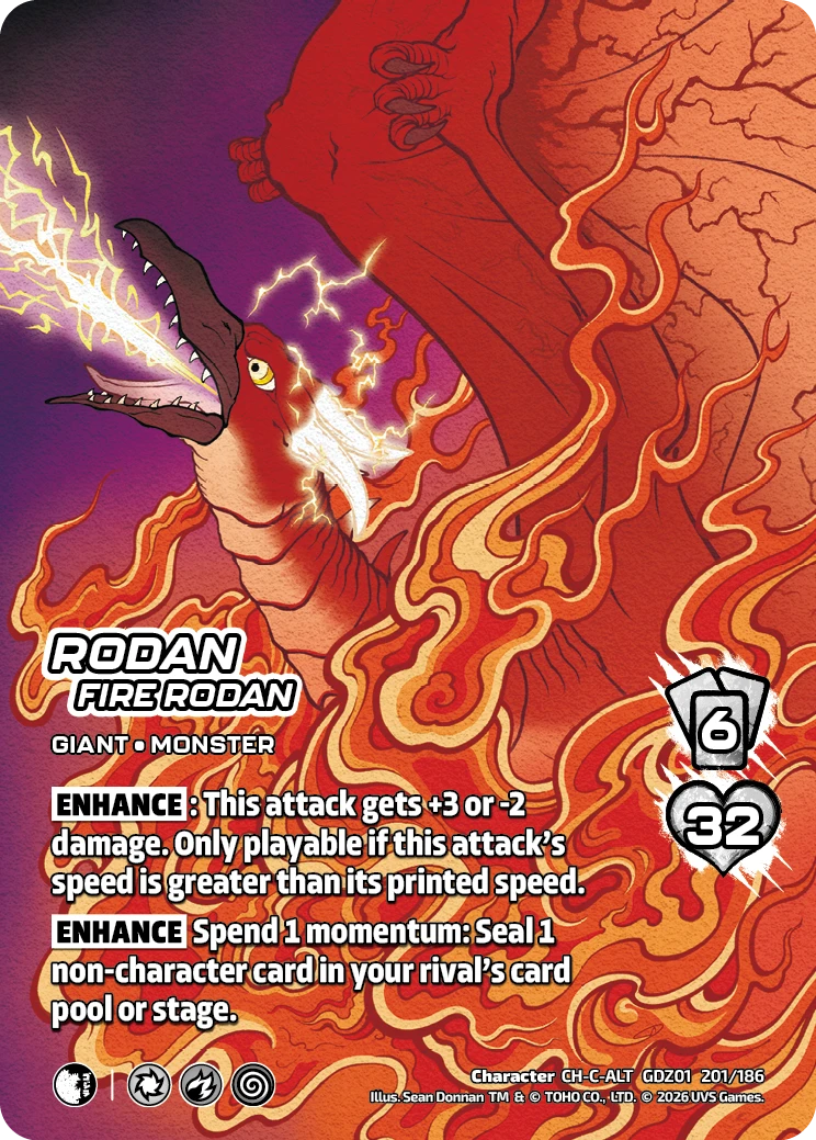 Rodan, Fire Rodan