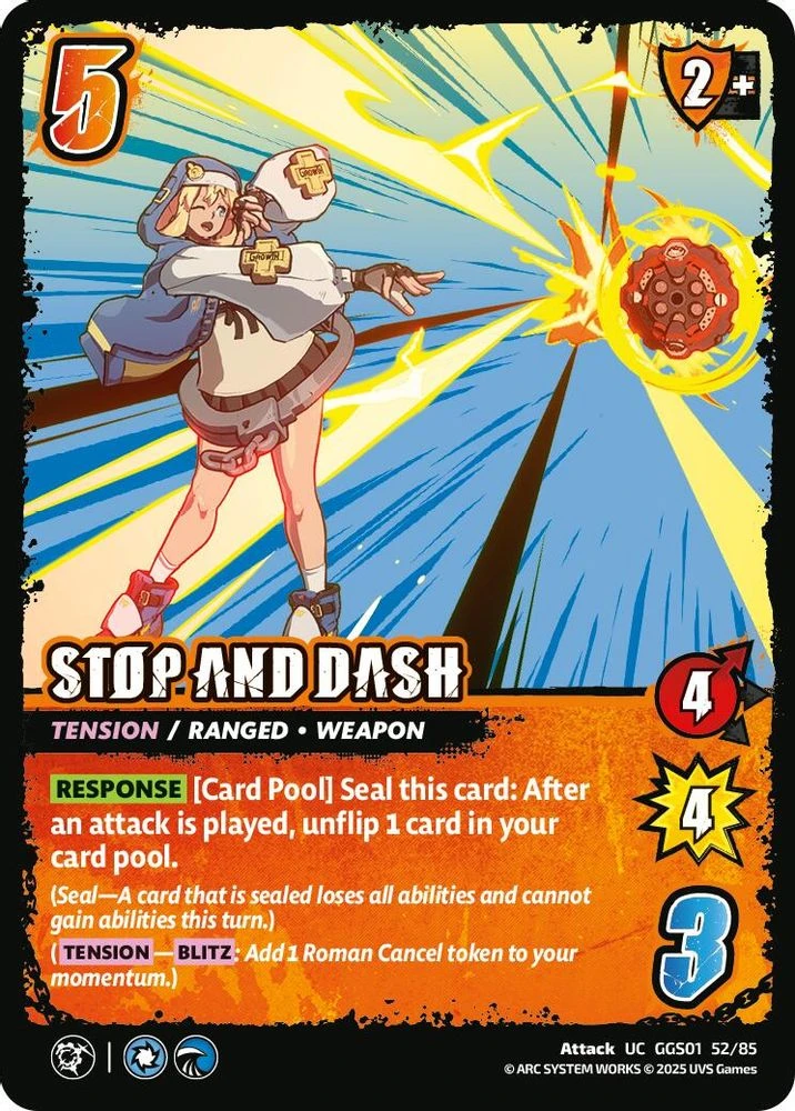 STOP AND DASH