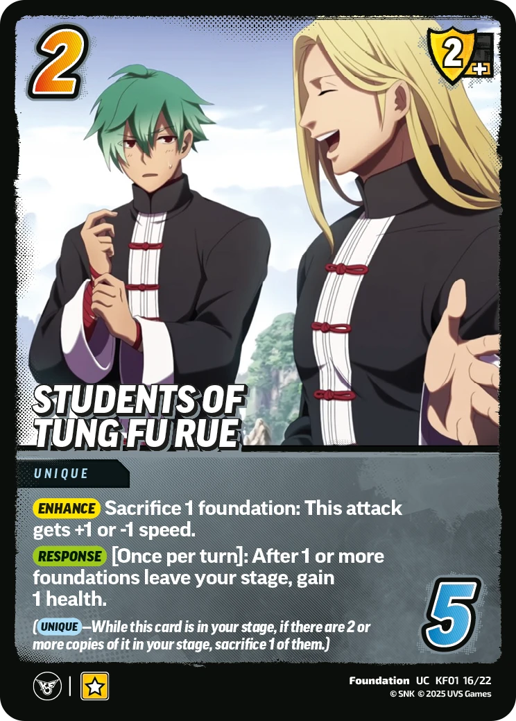 Students of Tung Fu Rue