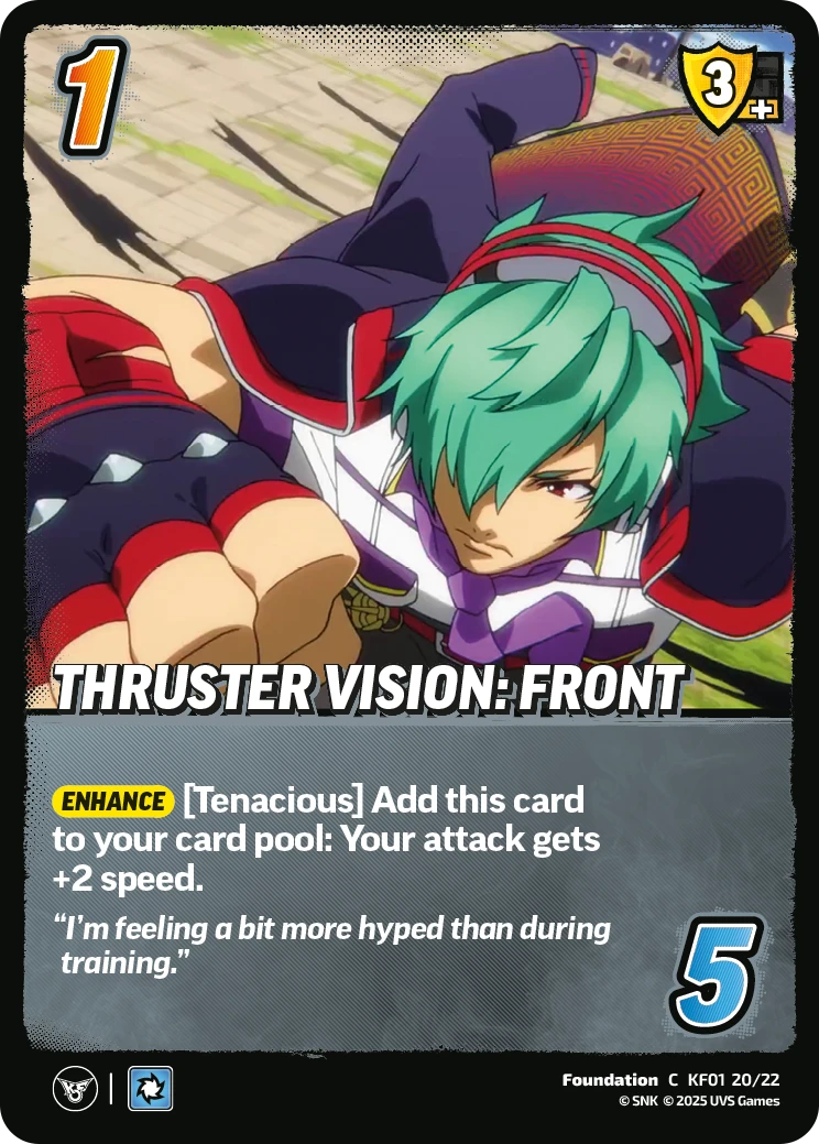 Thruster Vision: Front