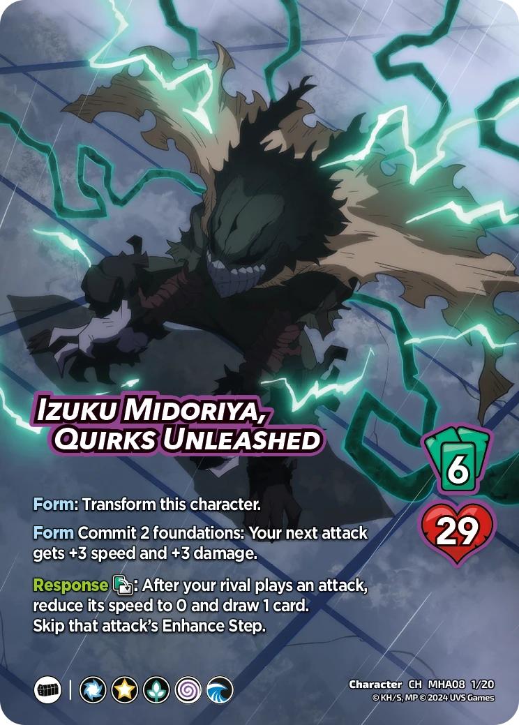 Izuku Midoriya, Quirks Unleashed