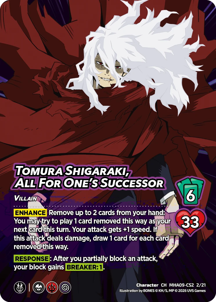 Tomura Shigaraki, All For One’s Successor