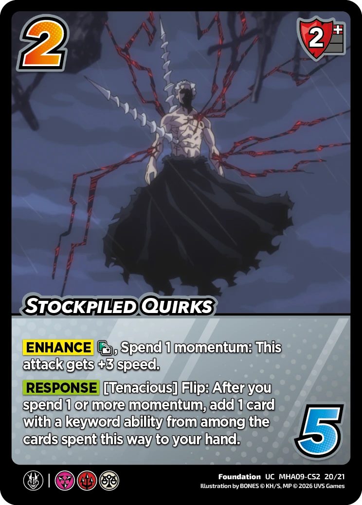 Stockpiled Quirks