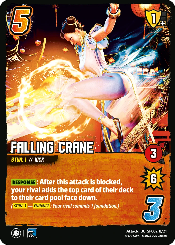 Falling Crane