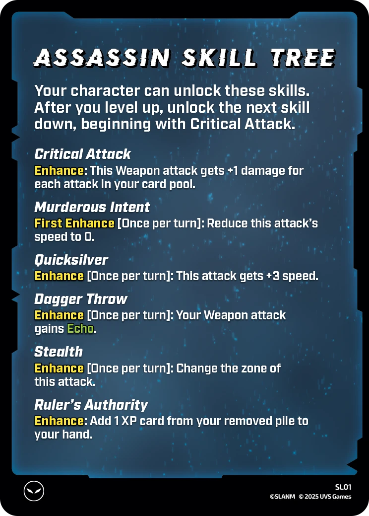 Assassin Skill Tree