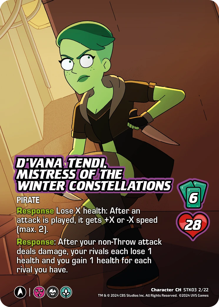 D’Vana Tendi, Mistress of the Winter Constellations