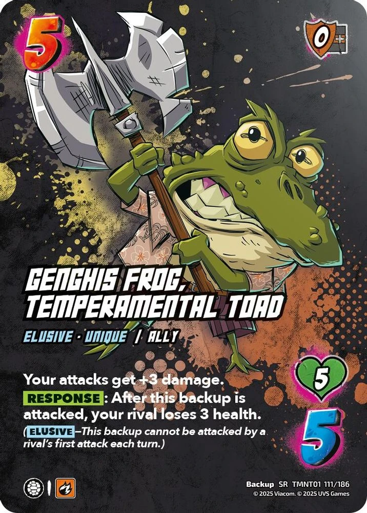 Genghis Frog, Temperamental Toad