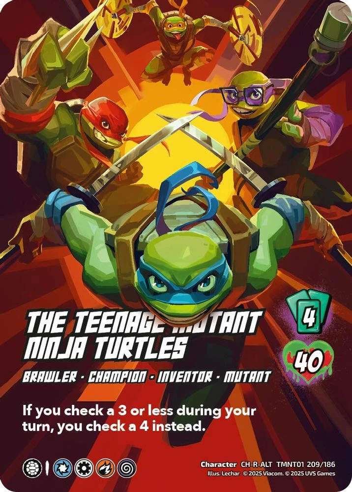 The Teenage Mutant Ninja Turtles