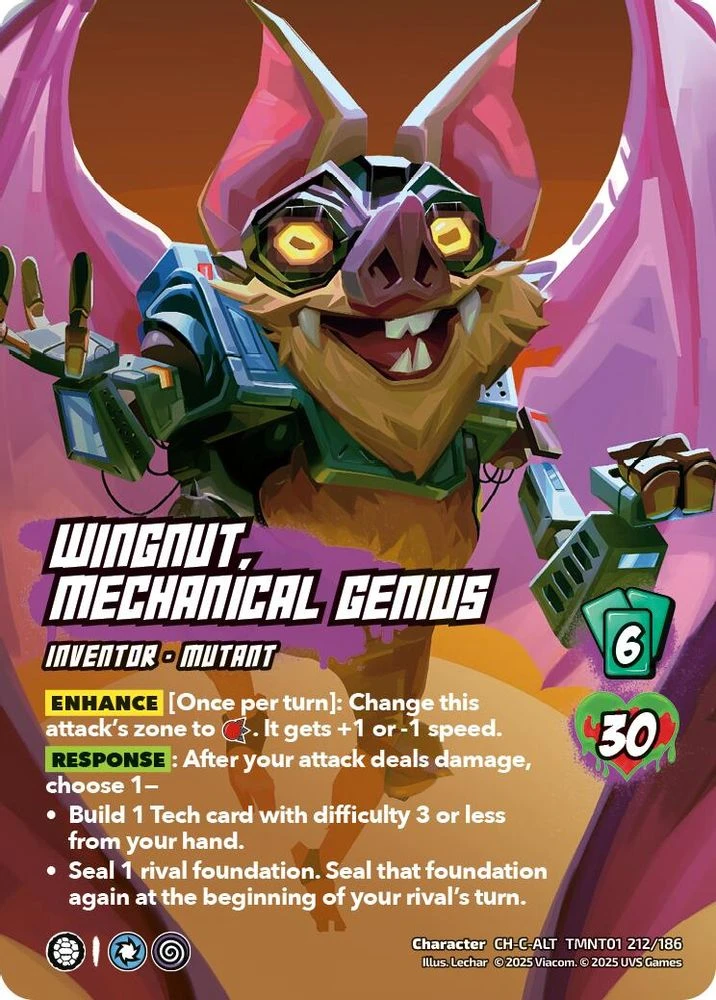 Wingnut, Mechanical Genius
