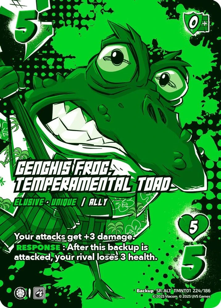 Genghis Frog, Temperamental Toad