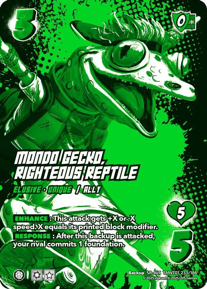 Mondo Gecko, Righteous Reptile