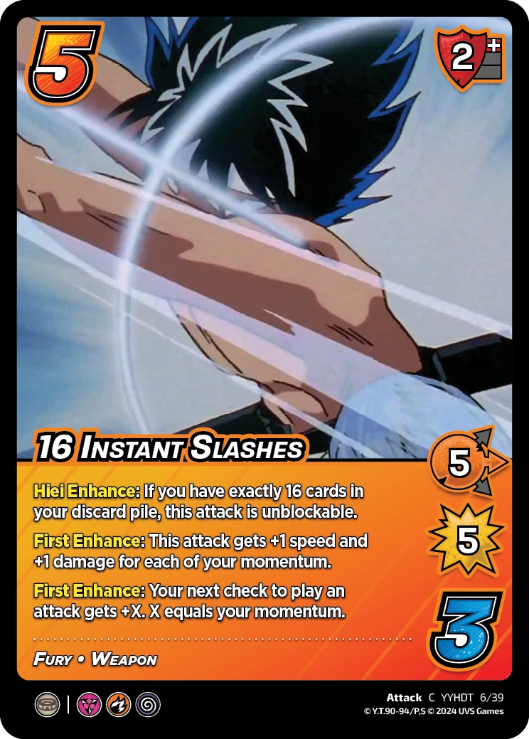 16 Instant Slashes