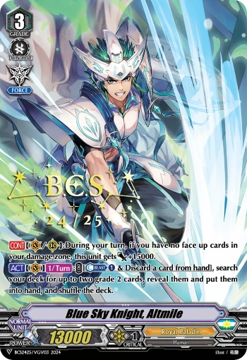 Blue Sky Knight, Altmile