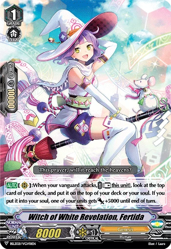 Witch of White Revelation, Fertida