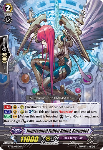 Imprisoned Fallen Angel, Saraqael