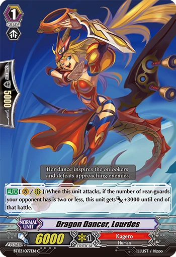 Dragon Dancer, Lourdes