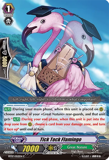 Tick Tock Flamingo