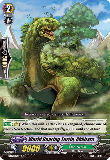 World Bearing Turtle, Ahkbara